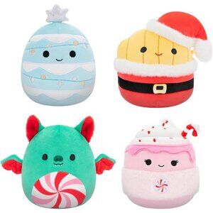 Squishmallows Original 5-Inch Holiday 4-Pack